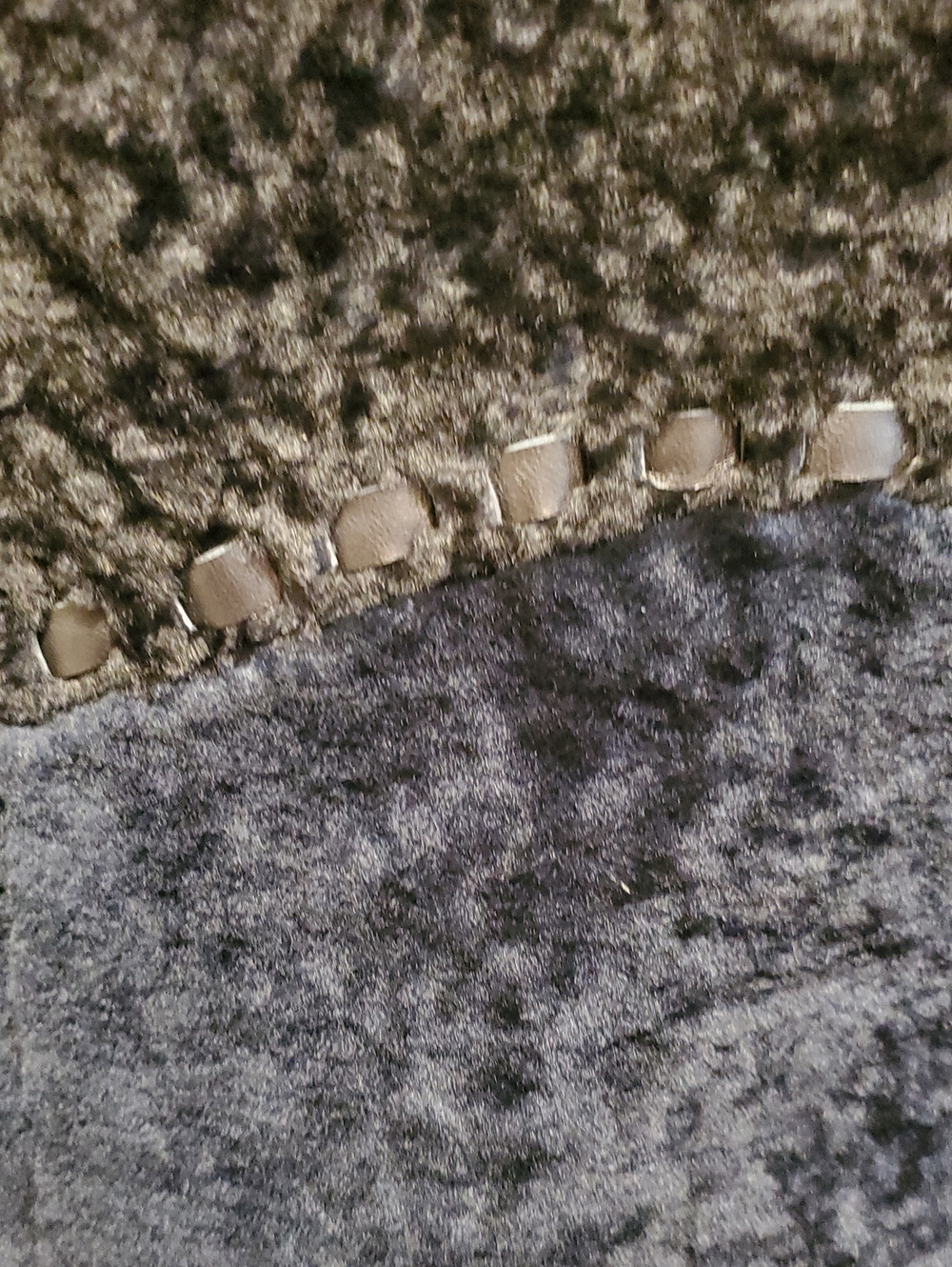 Autunno Shearling Fur Colorblock Jacket - Picture 4 of 14